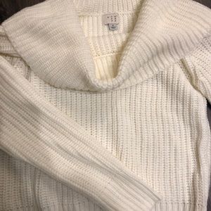 A new day off the shoulder sweater